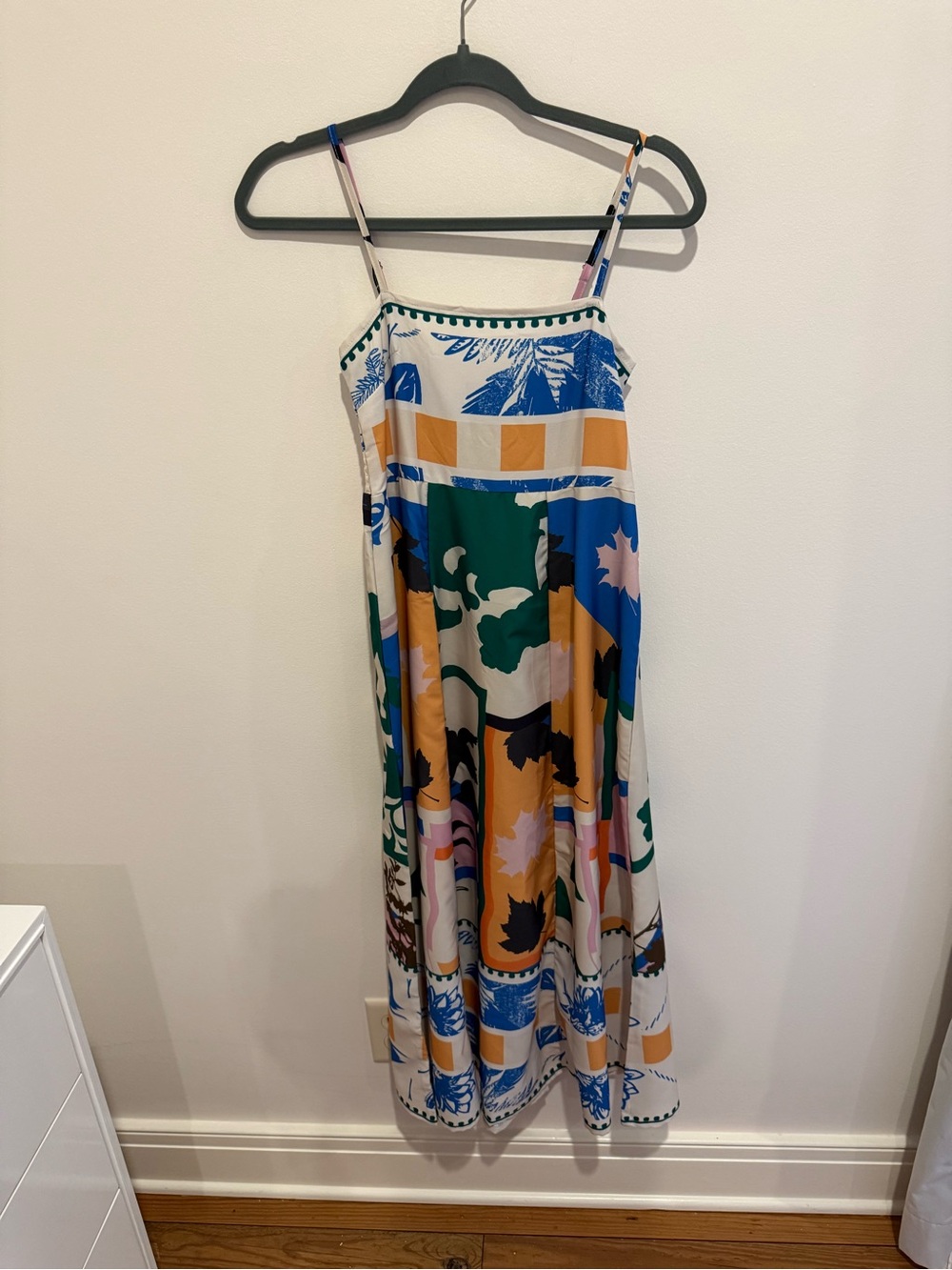 SHEIN Multicolor Spaghetti Strap Maxi Dress